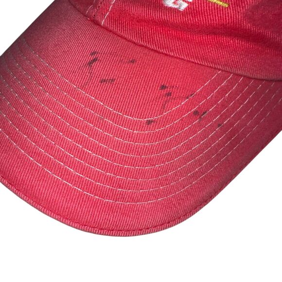 Anheuser Busch Nascar BUD Racing Hat Autographed Rick Rudd? Thrashed Y2K Nascar - Picture 11 of 16